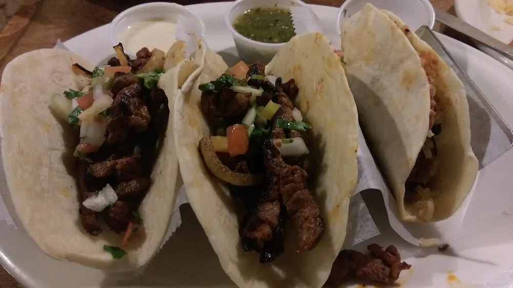 Steak and Chorizo Taco